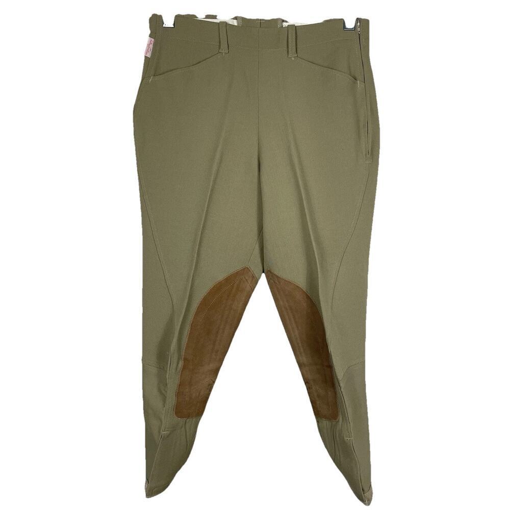 Tailored Sportsman Trophy Hunter Breeches Women 28 Olive Equestrian Riding Pants
